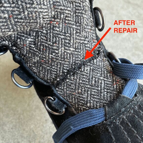 Sorel Tivoli High Herringbone Waterproof Fur Gray Boots Women's - SZ 8 - Picture 6 of 14